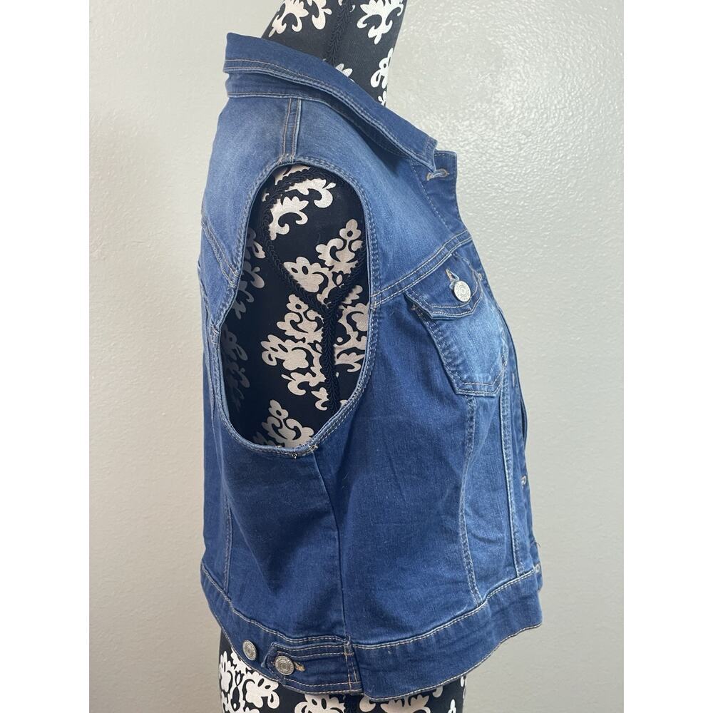 🔺️SOLD🔺️Basic denim wax jeans, one XL vintage dark blue new without tags​​ - Picture 3 of 7